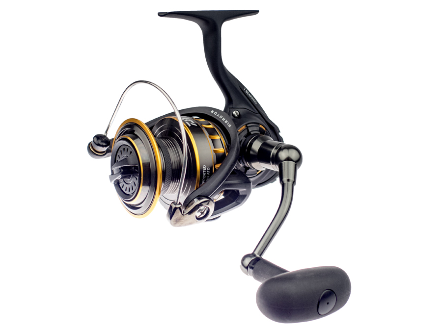 daiwa barbel reels SOLMQLT1000D-XH Sol MQ LT Spinning Reel because its unique shape cuts out the fat while distributing stress more evenly for maximum strength in a lightweight design Daiwa BG Reels - Saltwater
