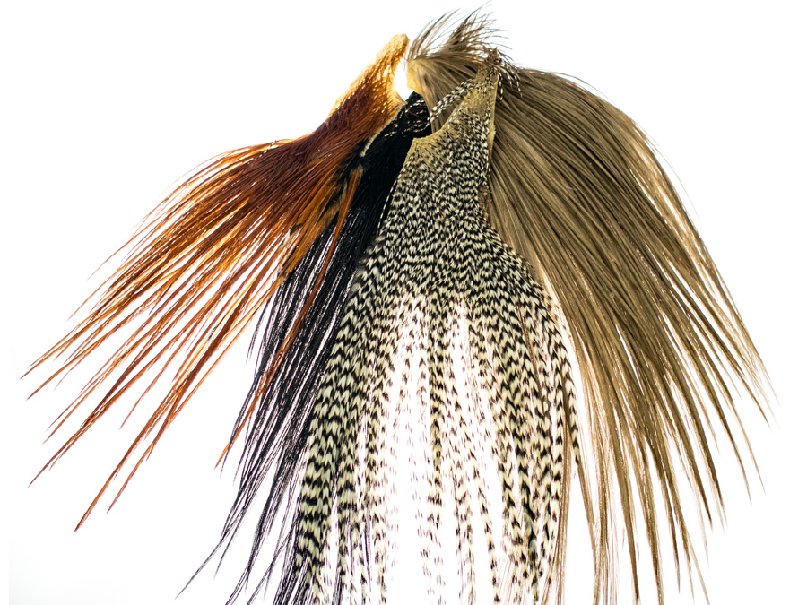 Wapsi Dry Fly Neck Hackle Fly Tying Feathers