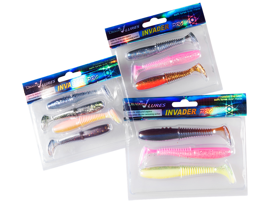 Dragon Soft baits Invader Pro Mix Soft Baits