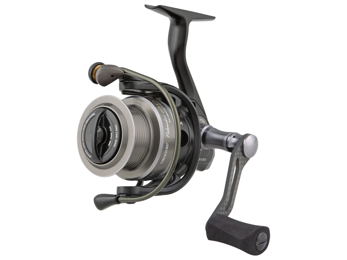 dragon fishing reel Fishmaker EVO. 3 FD Predator maniac catching design for serious anglers. Histar MC Dragon Spinning Reel