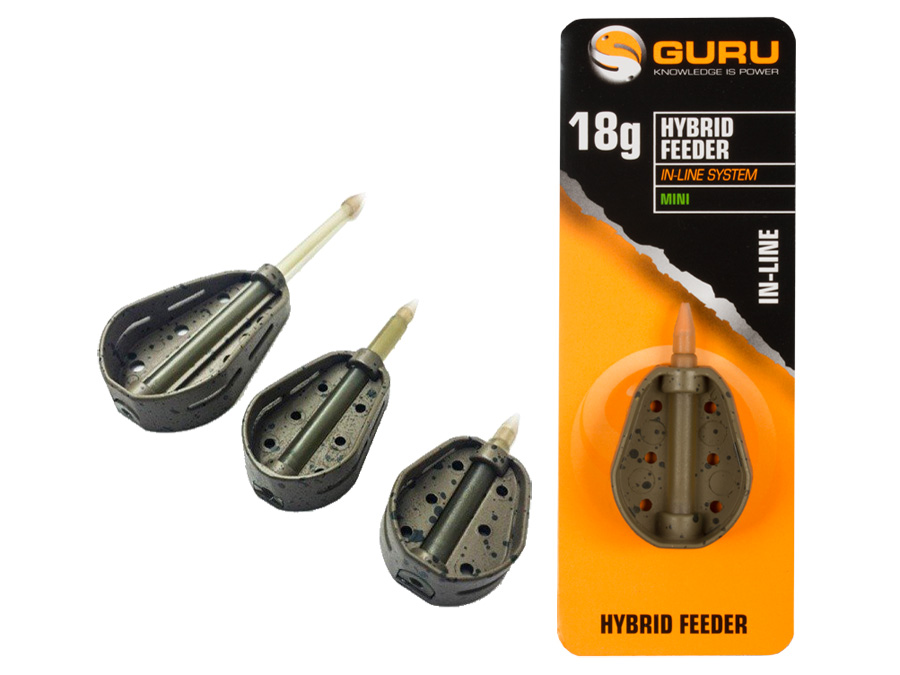 Hook Bait Guru Hybrid Pellet Feeder GURU In-line Hybrid Feeders