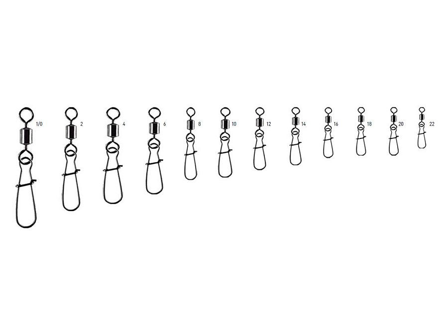 Jaxon Swivel Strong with Strong Snaps, swivels, split rings