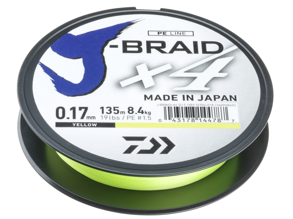 Braid様 Daiwa J-Braid X4 - Braided lines - PROTACKLESHOP