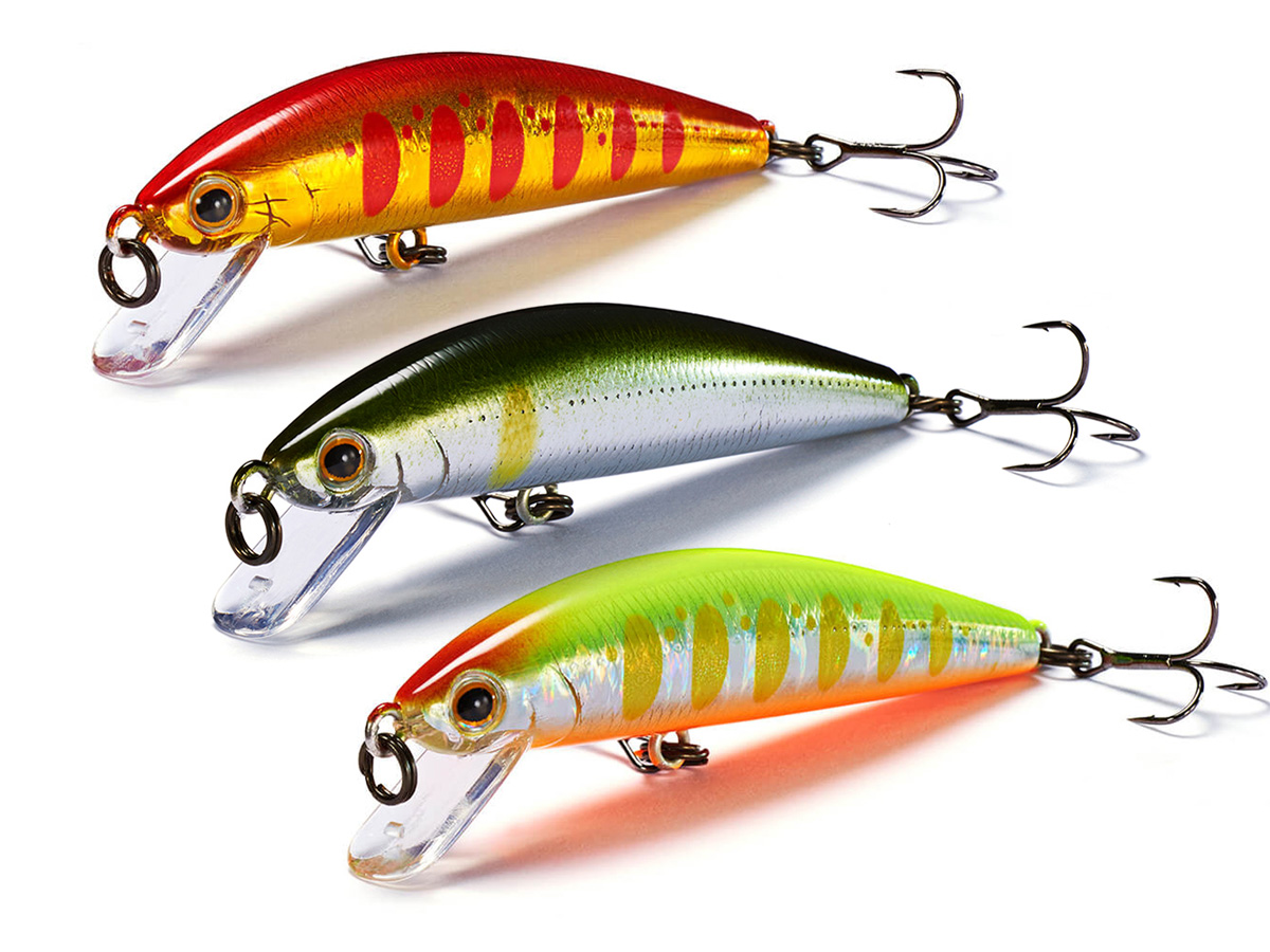 T.C.G Handmade Lures 55s No.22 ハンドメイドミノー アワビ貼り