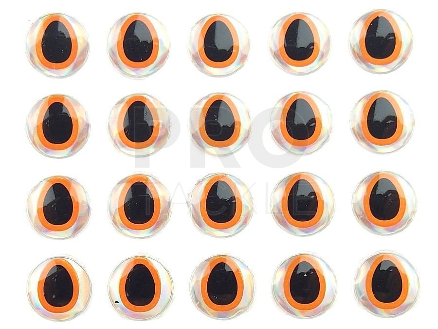 FMFly Oval Pupil 3D Eyes - Materials - beads and eyes - PROTACKLESHOP