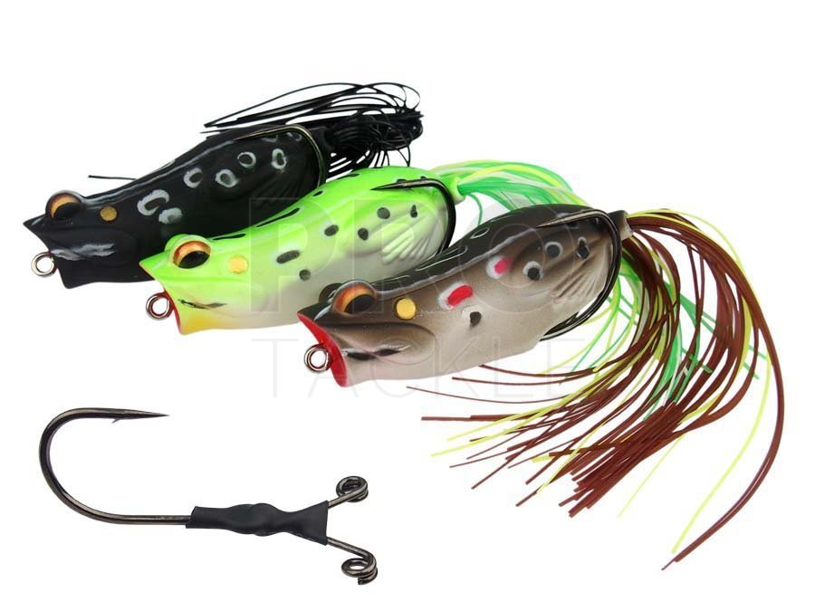 Savage Gear Lures 3D Pop Frog - Soft baits Pre-Rigged - PROTACKLESHOP
