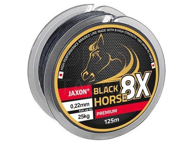 Braided line Jaxon Black Horse 8X Premium