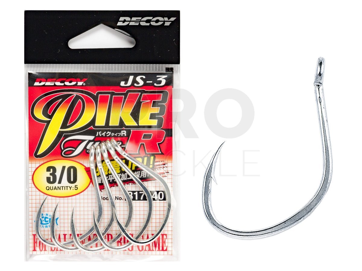 Decoy Hooks JS-3 Pike Type-R - Hooks for baits and lures
