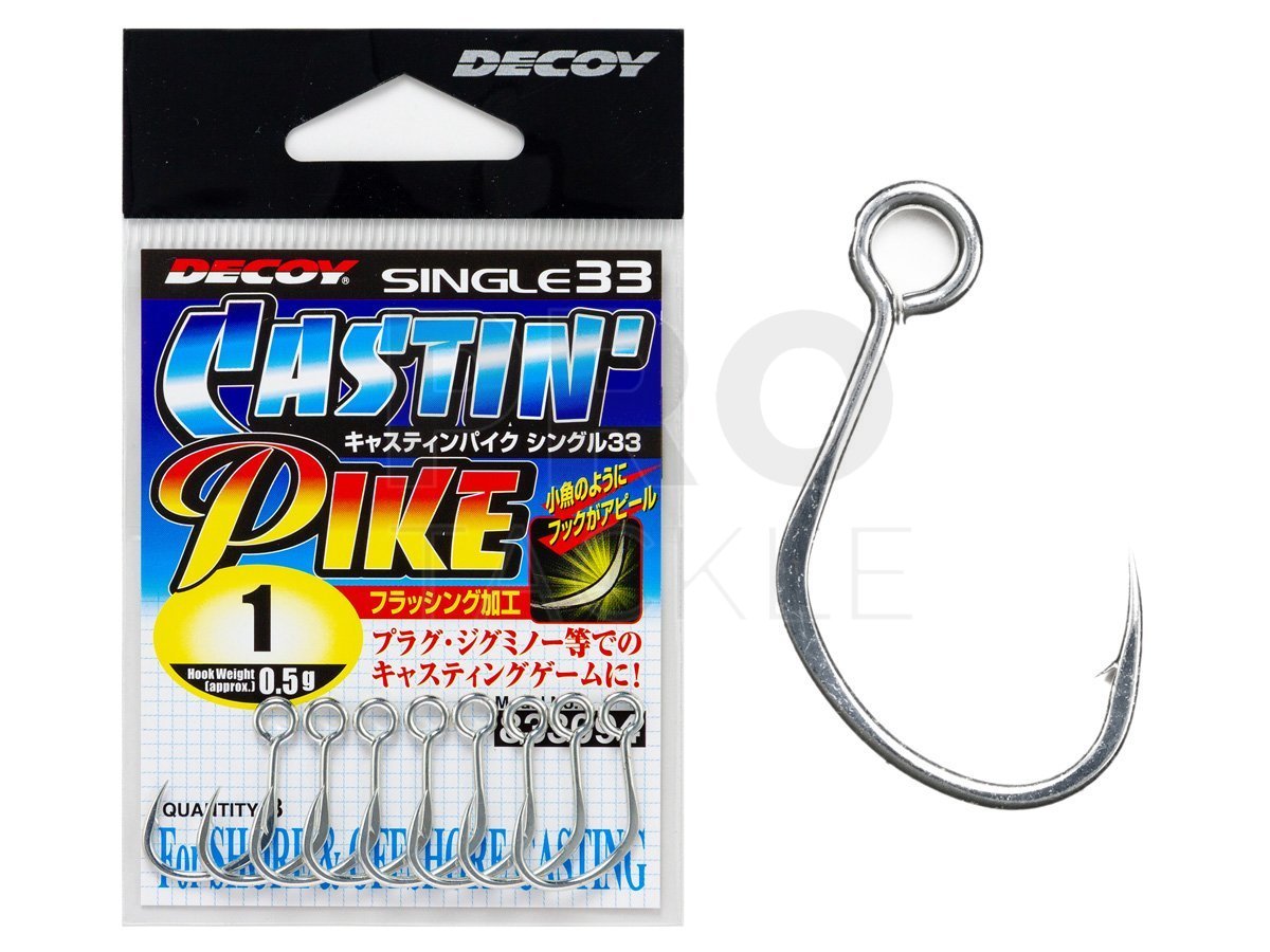 Decoy Hooks Single33 Castin' Pike - Hooks for baits and lures -  PROTACKLESHOP