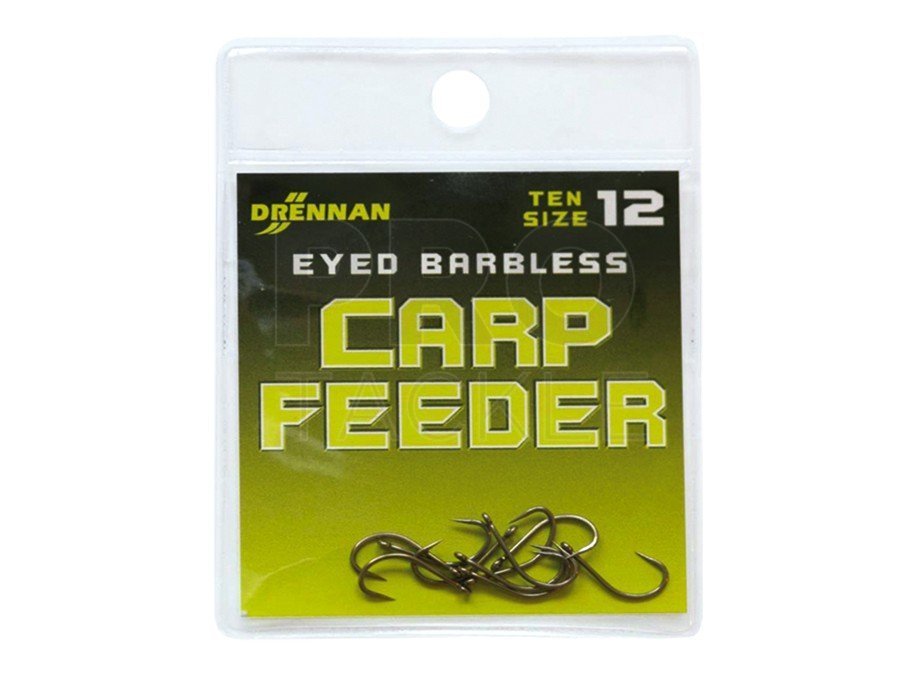 Drennan Hooks Drennan Eyed Barbless - Carp Feeder - Hooks - PROTACKLESHOP