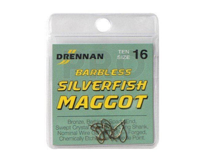 Drennan Silverfish Hair Riggers Hooks Qty 10
