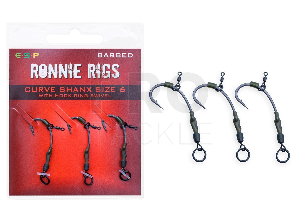 ESP Ronnie Rig Barbed Carp Hooks