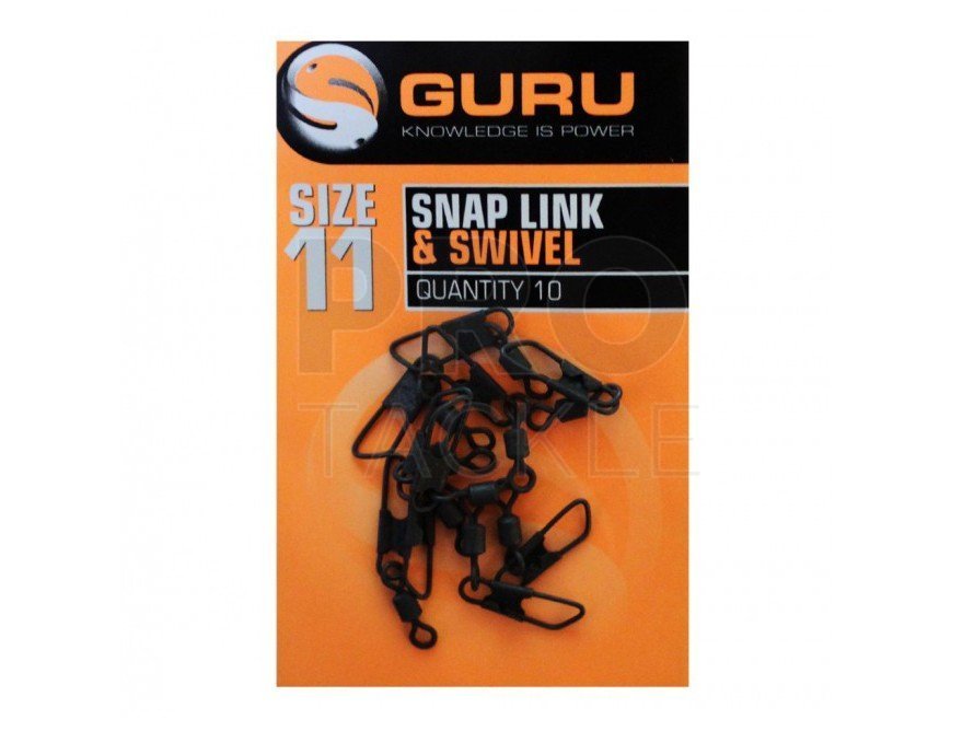 GURU Snap Link + Swivel - Snaps, swivels, split rings - PROTACKLESHOP