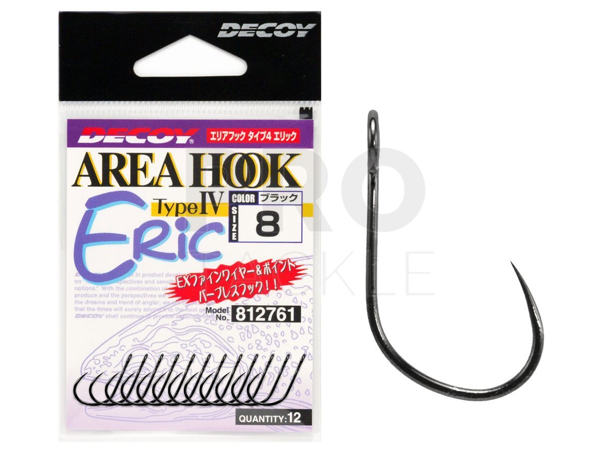 Decoy Hooks AH-4 Area Hook Type IV Eric - Hooks for baits and lures -  PROTACKLESHOP