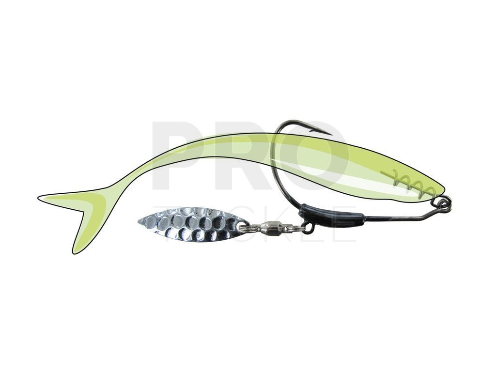 Jenzi Bladed Offset-Hook - Hooks for baits and lures - PROTACKLESHOP