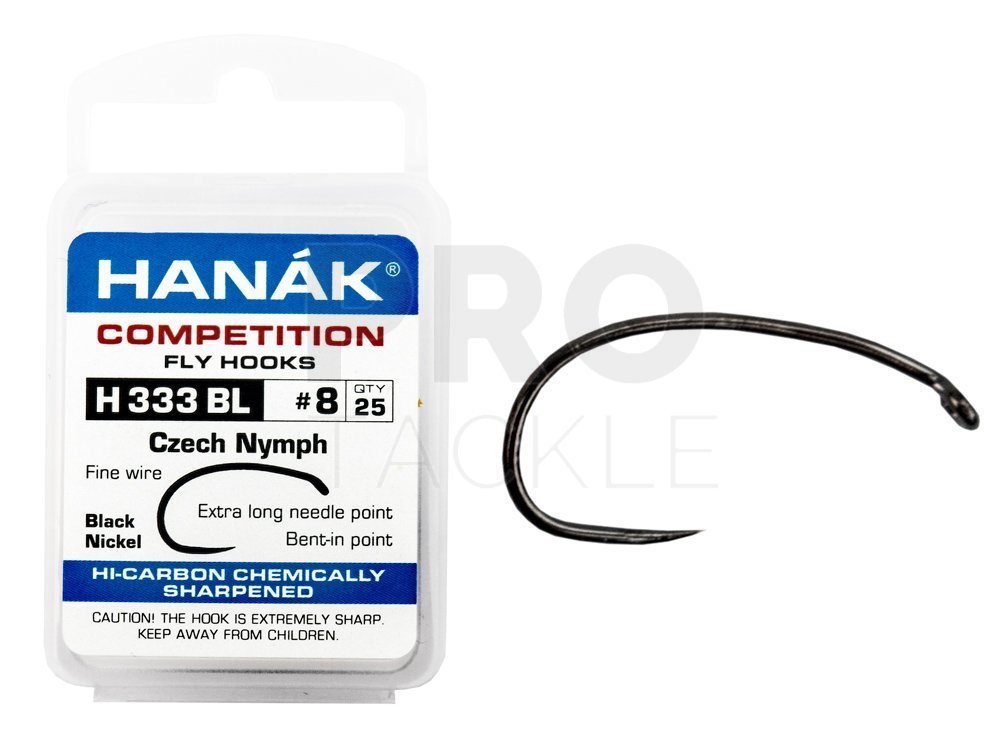 Hanak Fly Hooks Hanak 333 BL Czech Nymph - Fly Tying Hooks