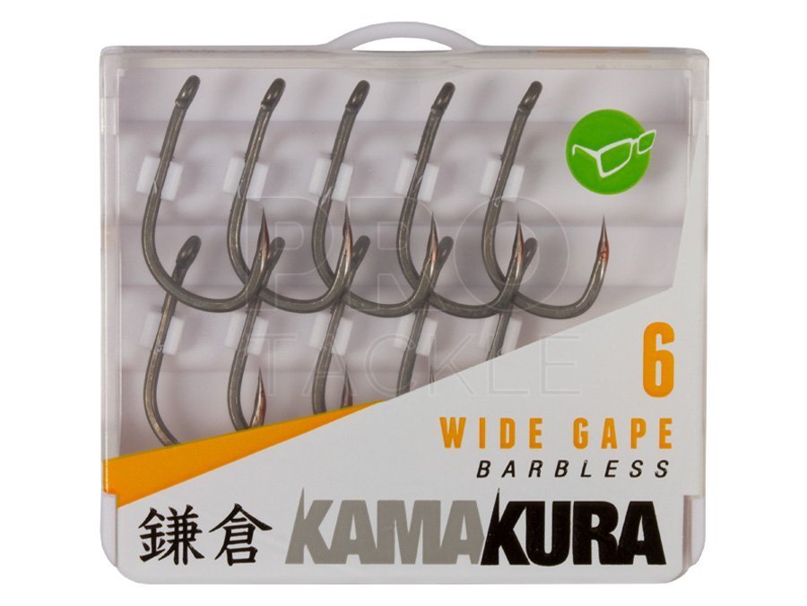 Korda Hooks Kamakura Wide Gape Barbless Hooks - Carp hooks - PROTACKLESHOP