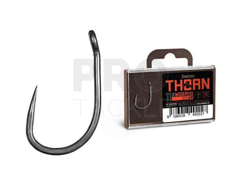 Delphin Hooks Thorn Wider Barbless 11x - Carp hooks - PROTACKLESHOP