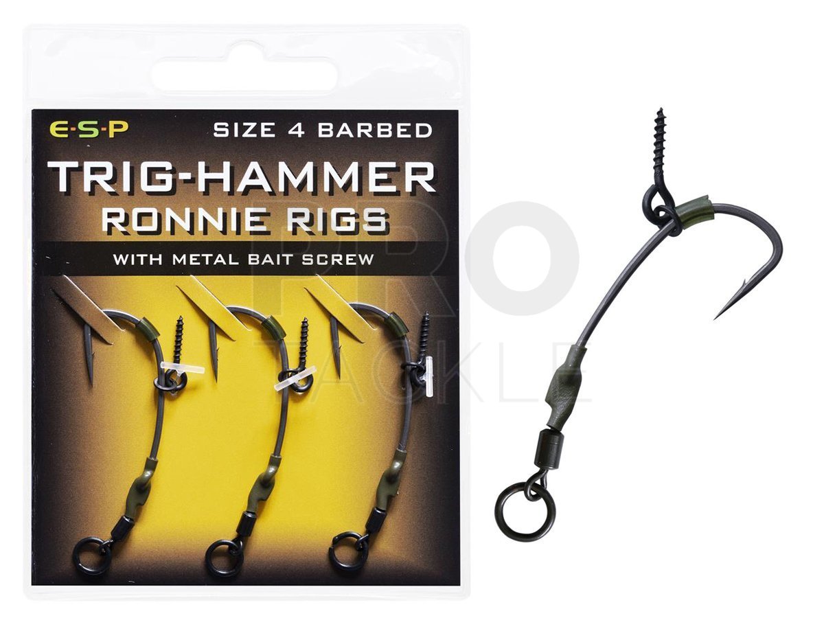 Carp Hooks ESP Trig-Hammers Ronnie Rigs