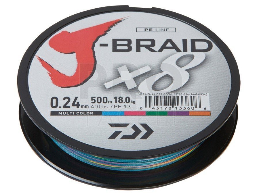 Daiwa J-Braid x8 Braided lines