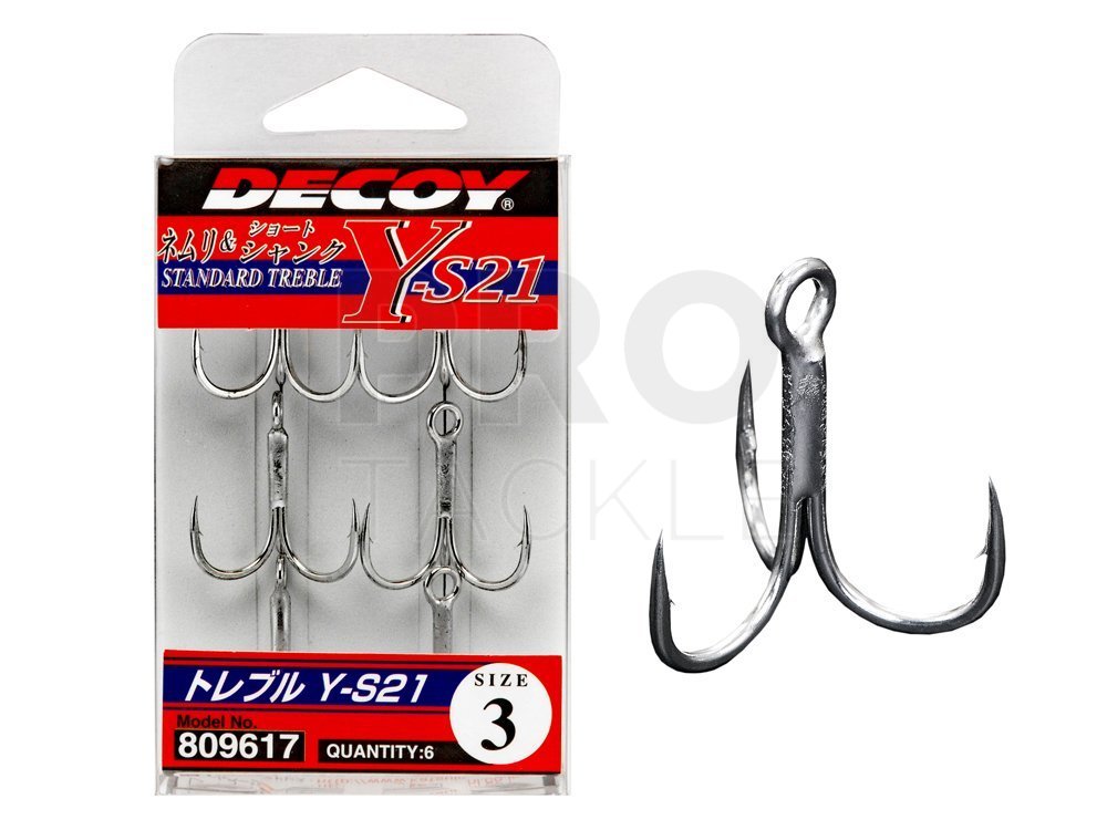Decoy Treble Hooks Y-S21 - Double & Treble Hooks - PROTACKLESHOP