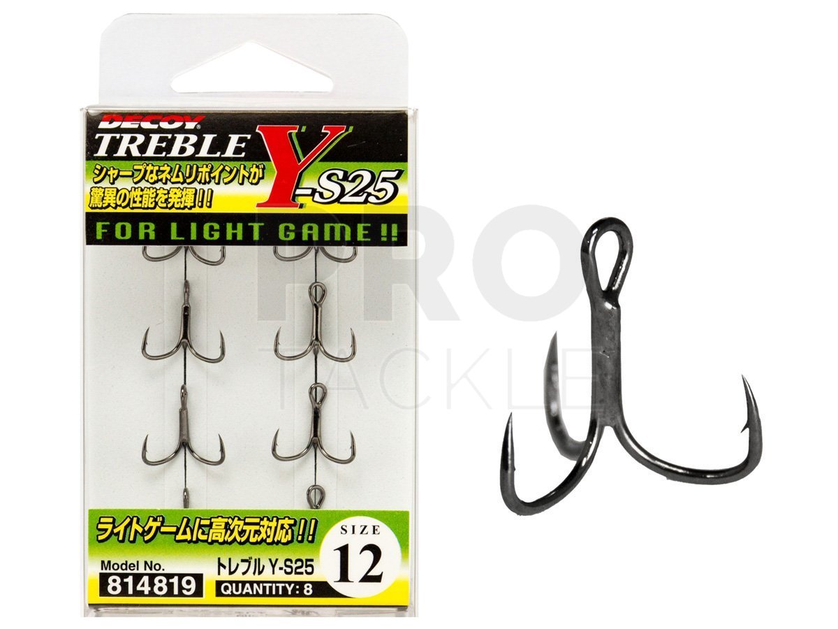 Decoy Treble Hooks Treble Y-S25 - Double & Treble Hooks - PROTACKLESHOP