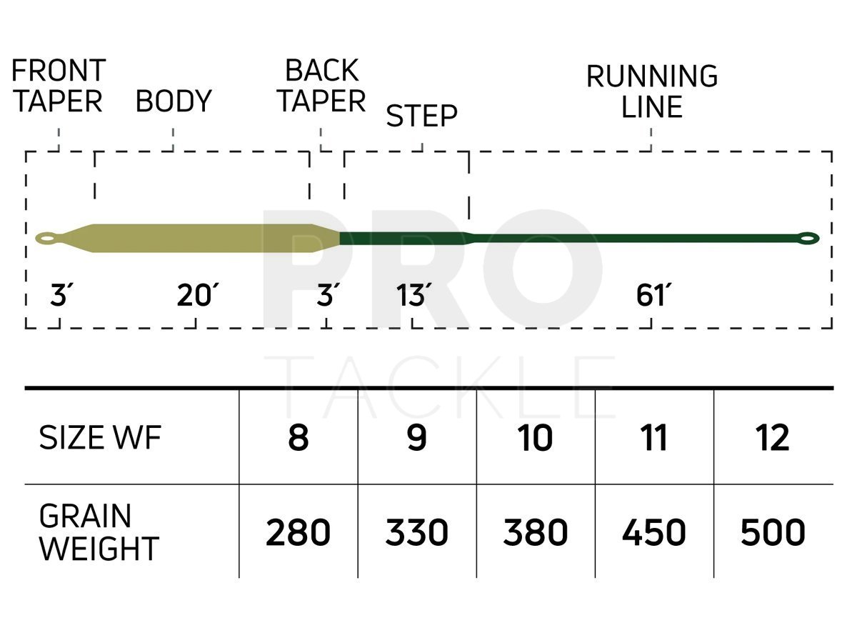 Cortland Fly lines Pike Musky Intermediate - Fly Lines - PROTACKLESHOP