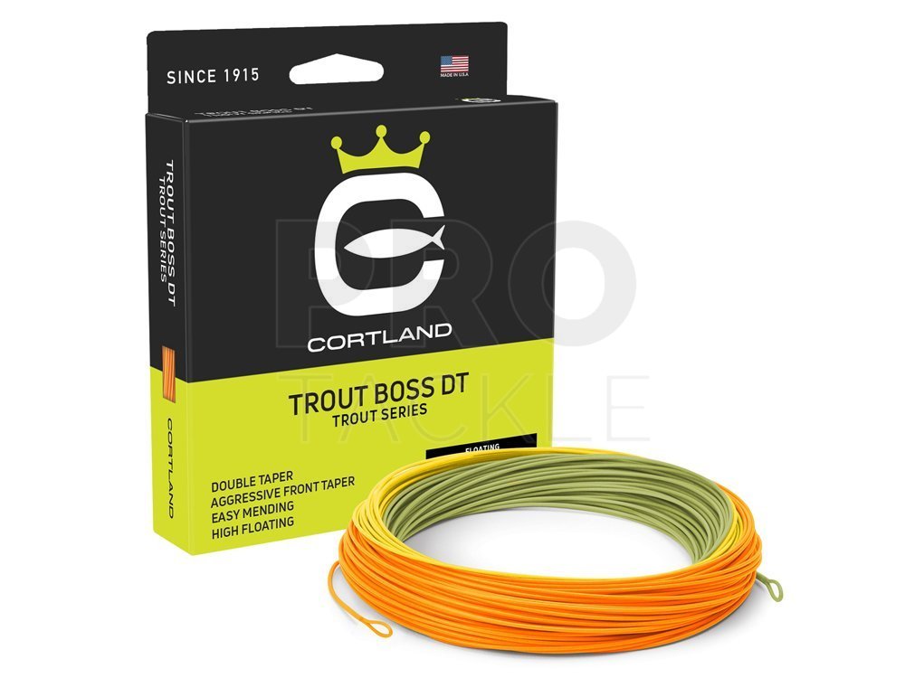Cortland Fly lines Trout Boss DT Double Taper Trout Series Trout