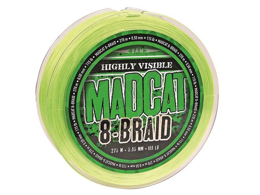DAM Madcat Braided lines MADCAT 8-Braid - Catfish Braided Lines