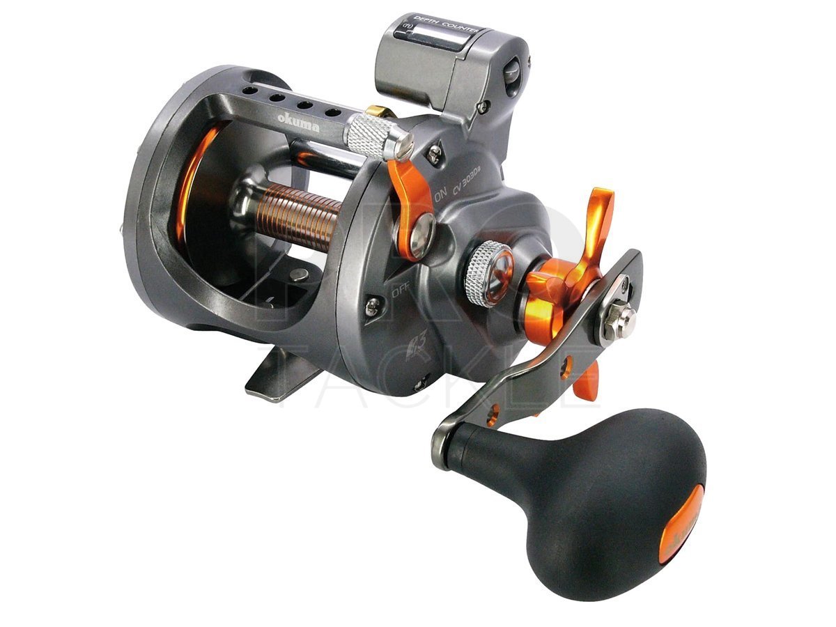 Okuma Cold Water CW-354DLX Low Profile Line Counter Reel, 41% OFF