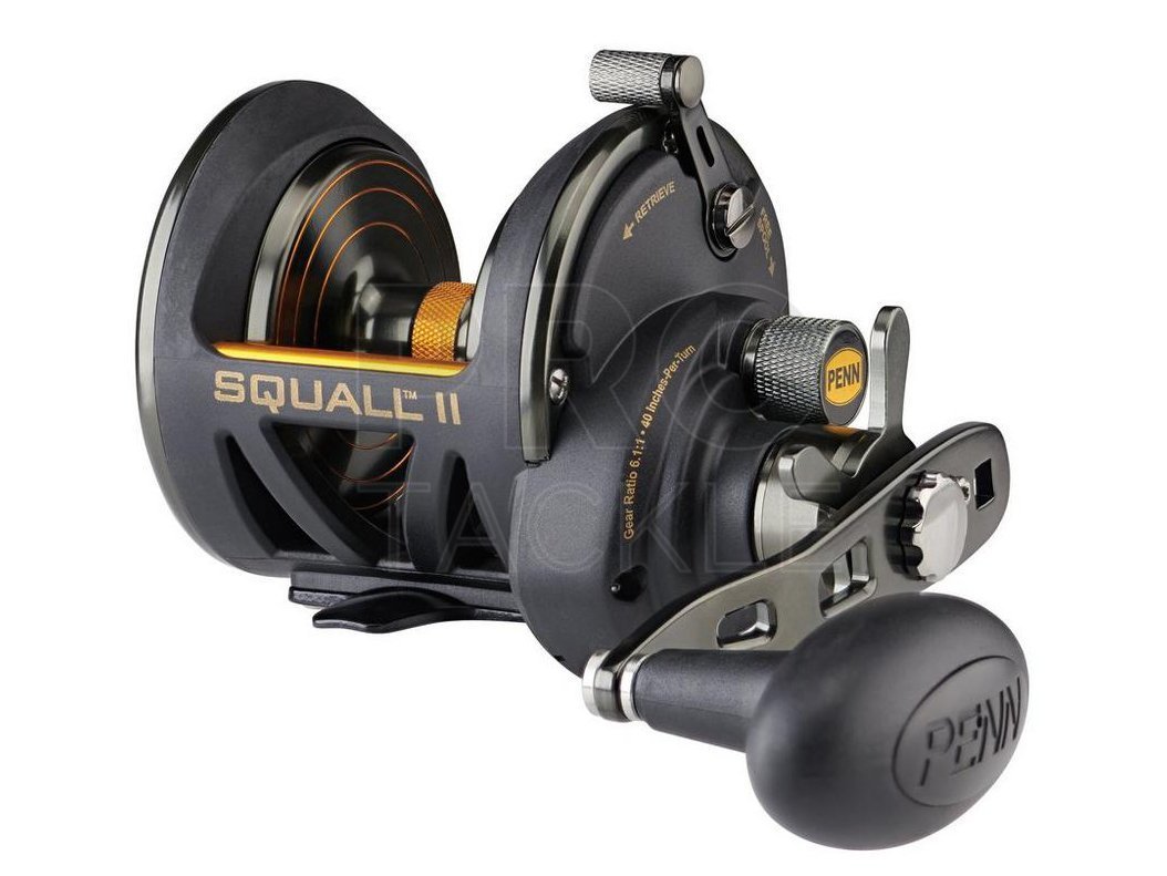 Penn Multiplier Reels Squall II Star Drag - Sea Round & Trolling Multiplier  Reels - PROTACKLESHOP