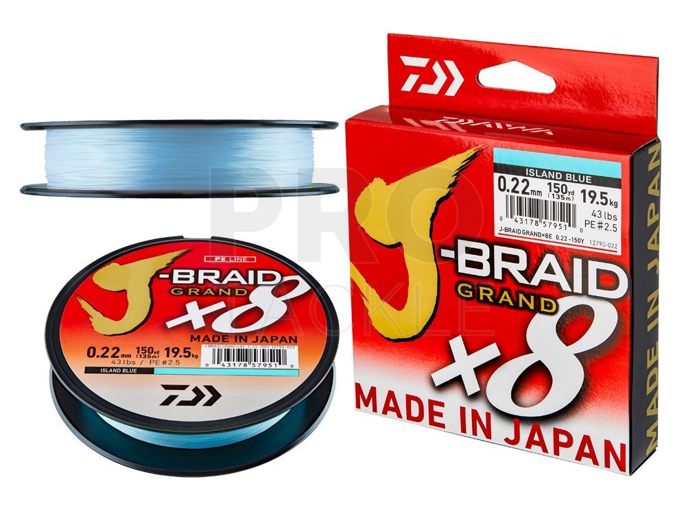 Daiwa Braided lines J-Braid Grand X8 - blue - Braided lines