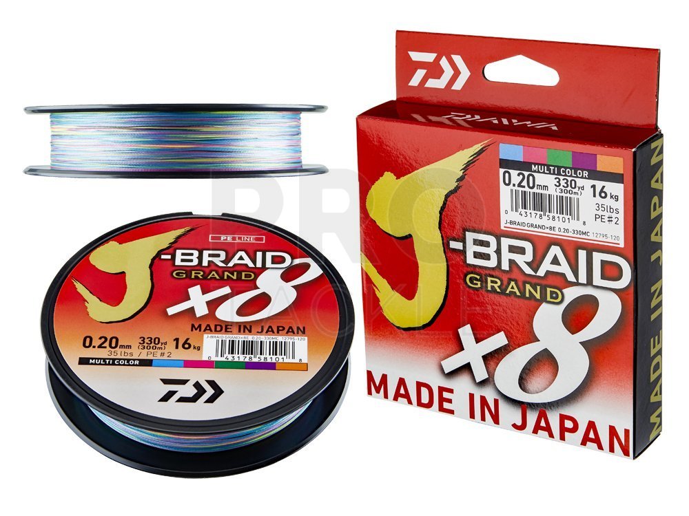 Daiwa J-Braid Multi-Color Line - TackleDirect