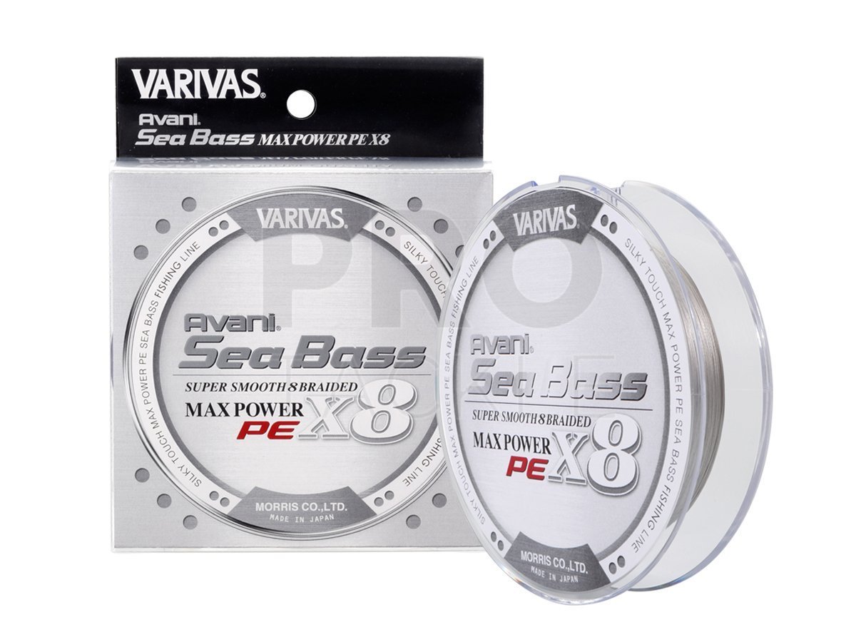 Varivas Avani Seabass Max Power PE X8 Stealth Gray