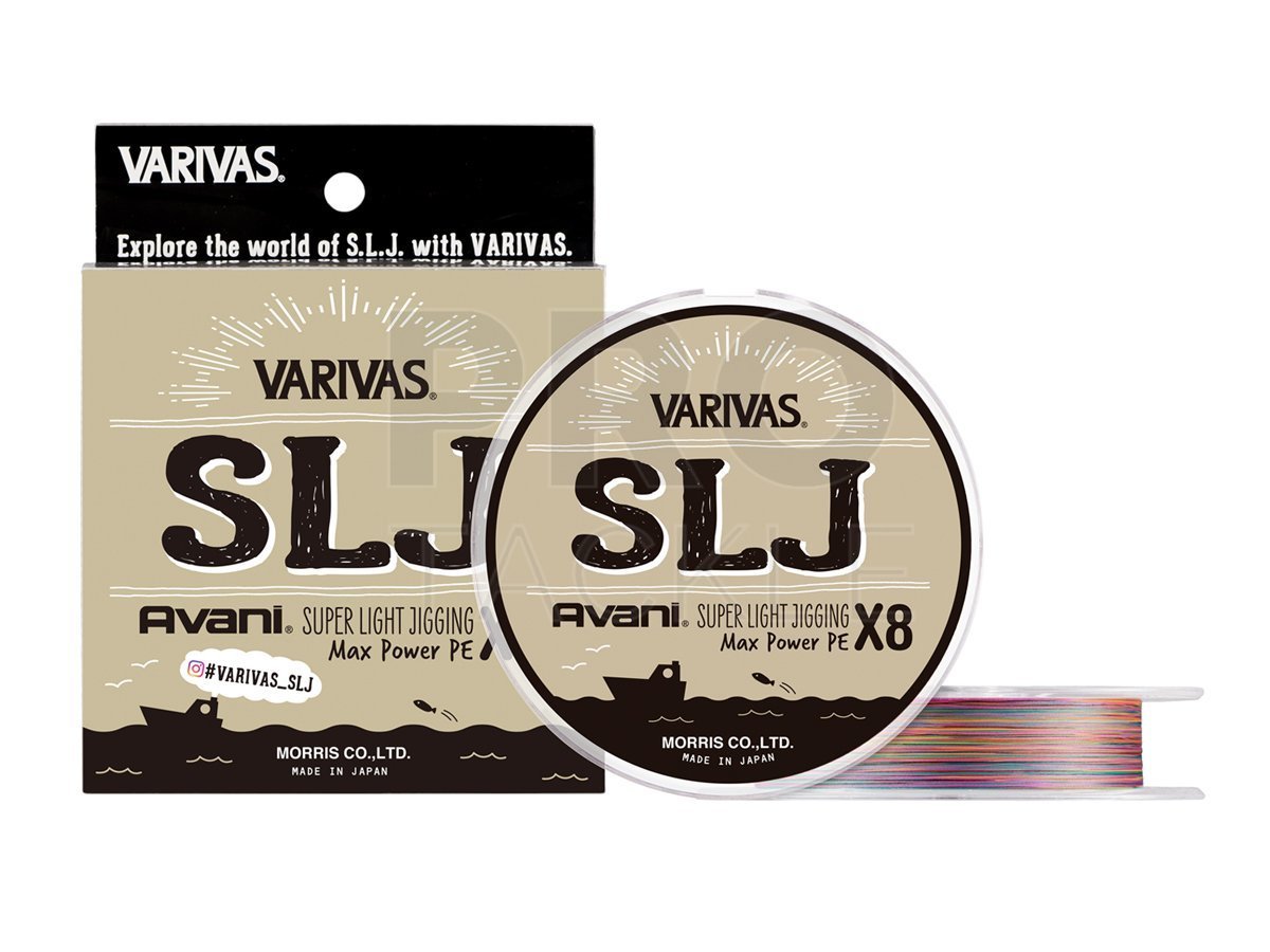 Varivas Avani SLJ Max Power PE X8 Braided lines
