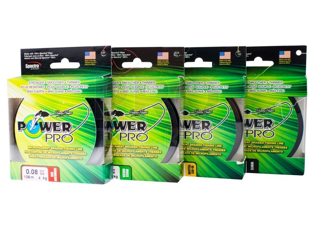 PowerPro White Braided lines - fishing braids