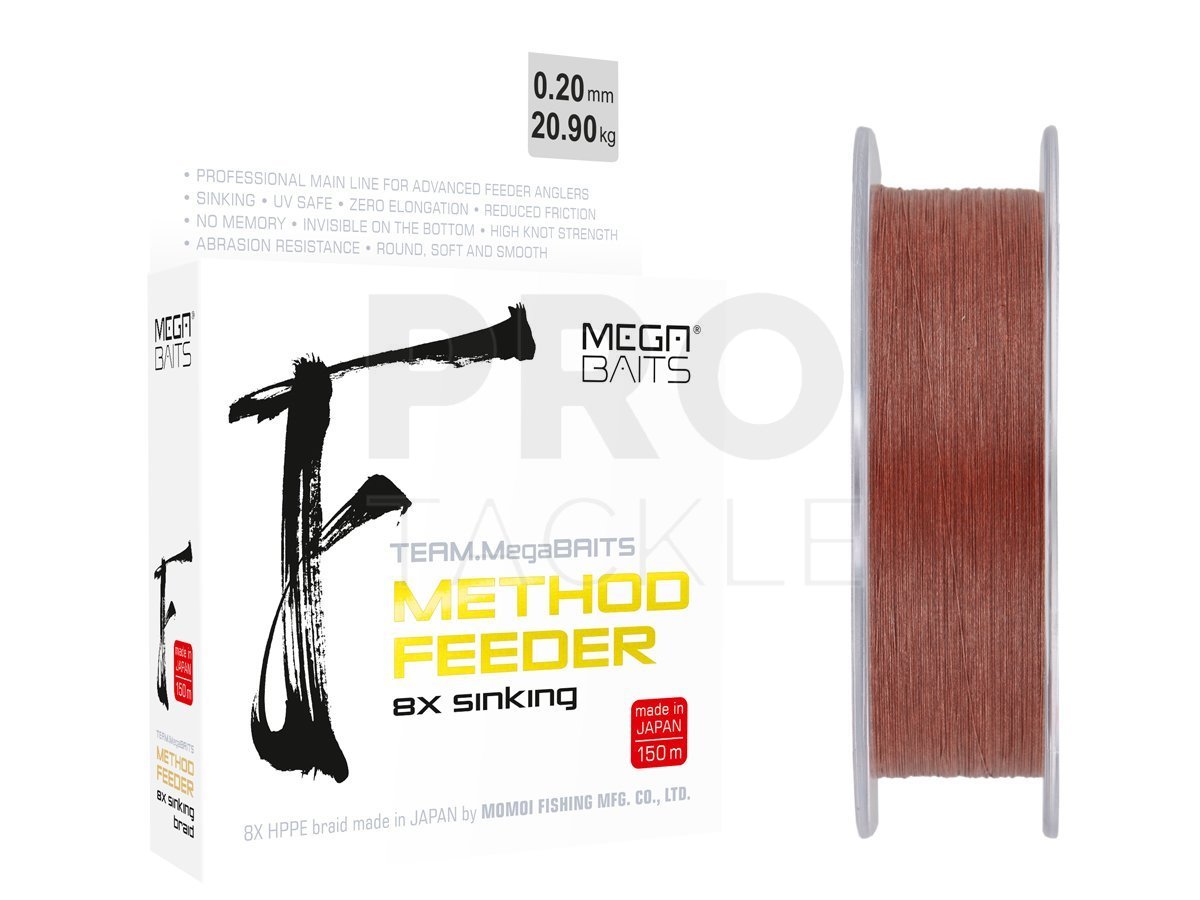 Dragon Team MegaBaits Method Feeder 8X Sinking - Braided lines