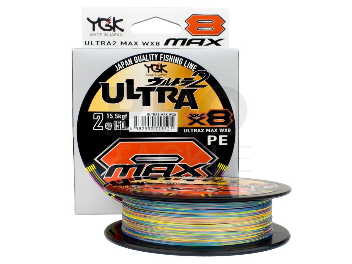 YGK X-Braid Ultra2 Max WX8 - Braided lines - PROTACKLESHOP