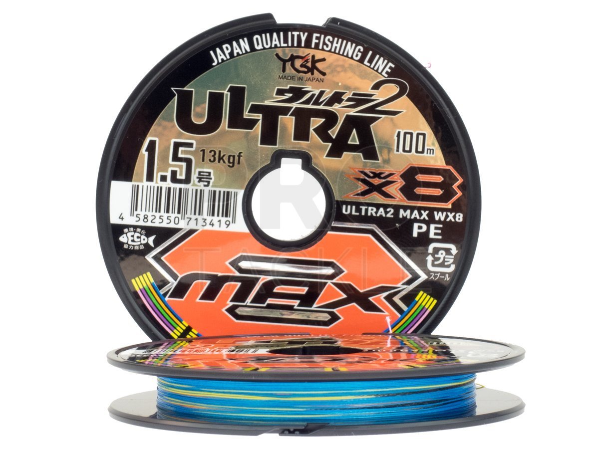 YGK X-Braid Ultra2 Max WX8 - Braided lines - PROTACKLESHOP