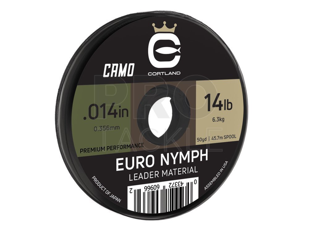 Cortland Euro Nymph Leader Material - Fly fishing Monofilament