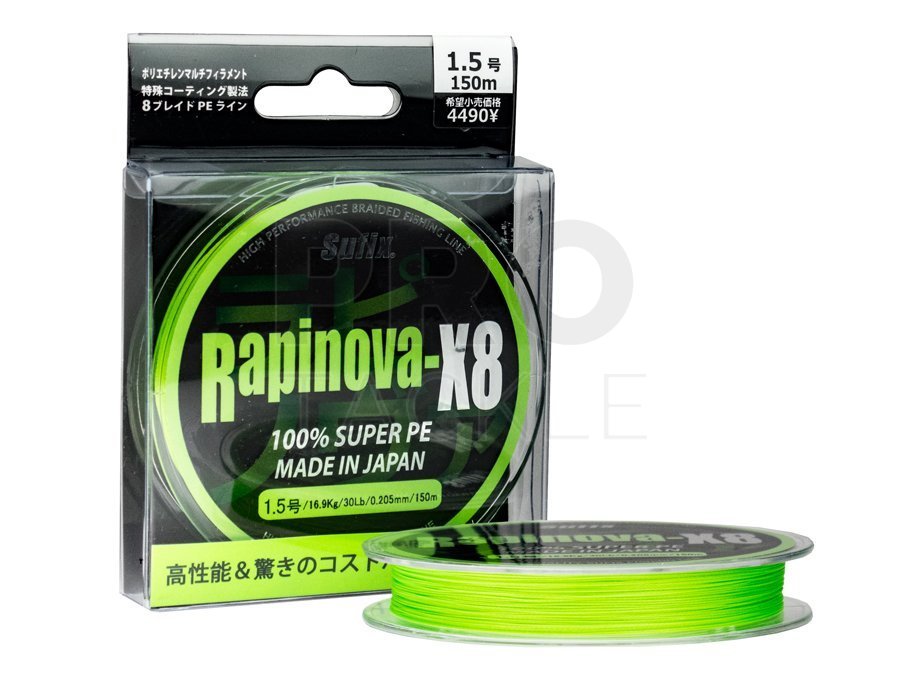 Sufix Rapinova-X8 Braided lines