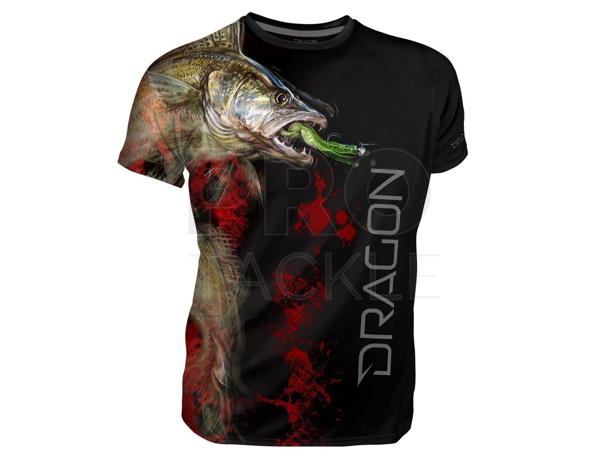 Dragon Breathable T-shirt Dragon - zander black - T-shirts and shirts -  PROTACKLESHOP