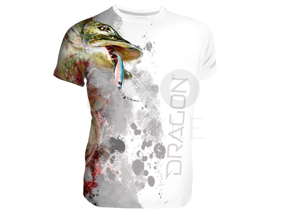 Dragon Breathable T-shirt Dragon - pike white - T-shirts and shirts -  PROTACKLESHOP