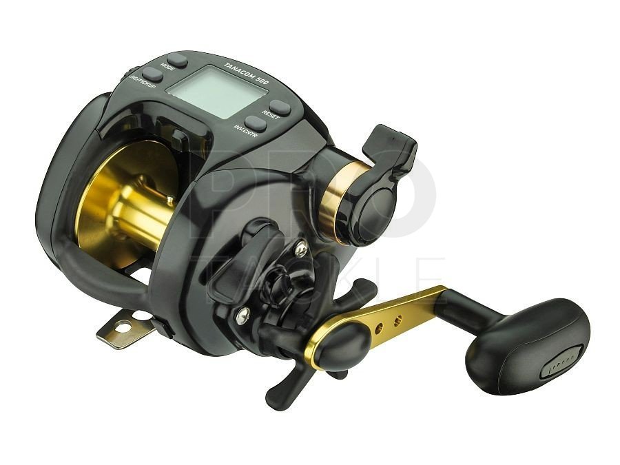 Used Daiwa SUPER TANACOM S 500 Electric Reel – Manual/Auto Jigging, Right Hand, 17.6lb Drag (Body Only)