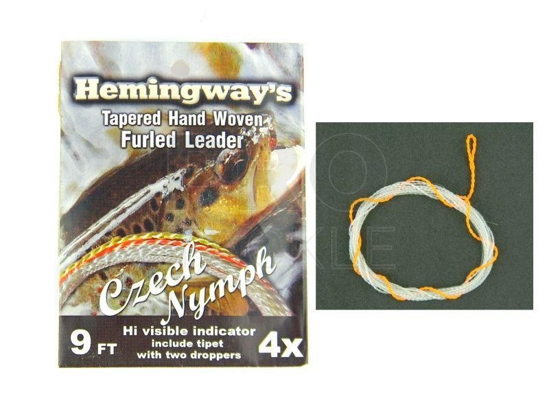 Hemingway's Tapered Furled Leader Czech Nymph Fly Leaders