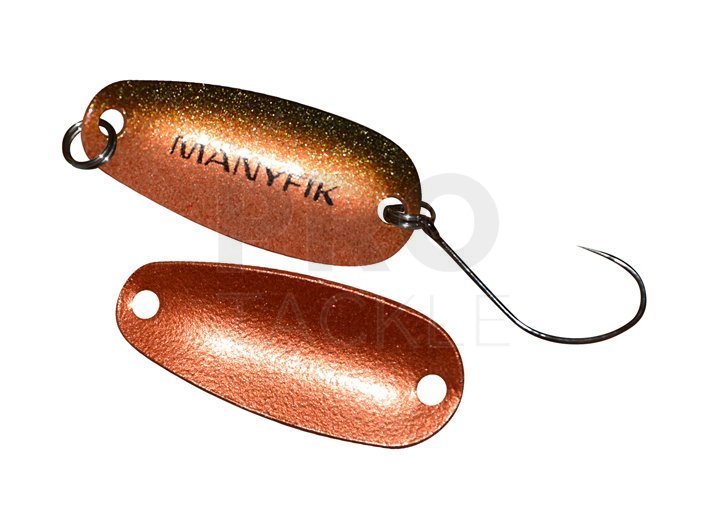 Manyfik Sure Shot Spoon 2.5g 30mm #6 Spoon Lures Barbless hook Trout