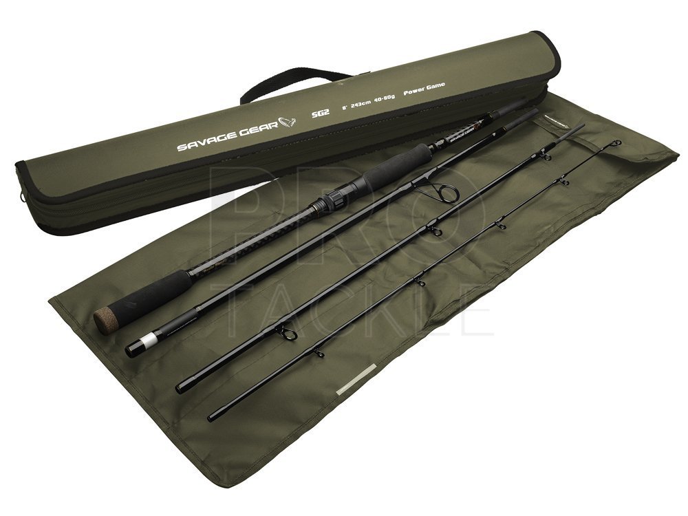 Savage Gear SG4 Medium Game Travel rods - Spinning Rods