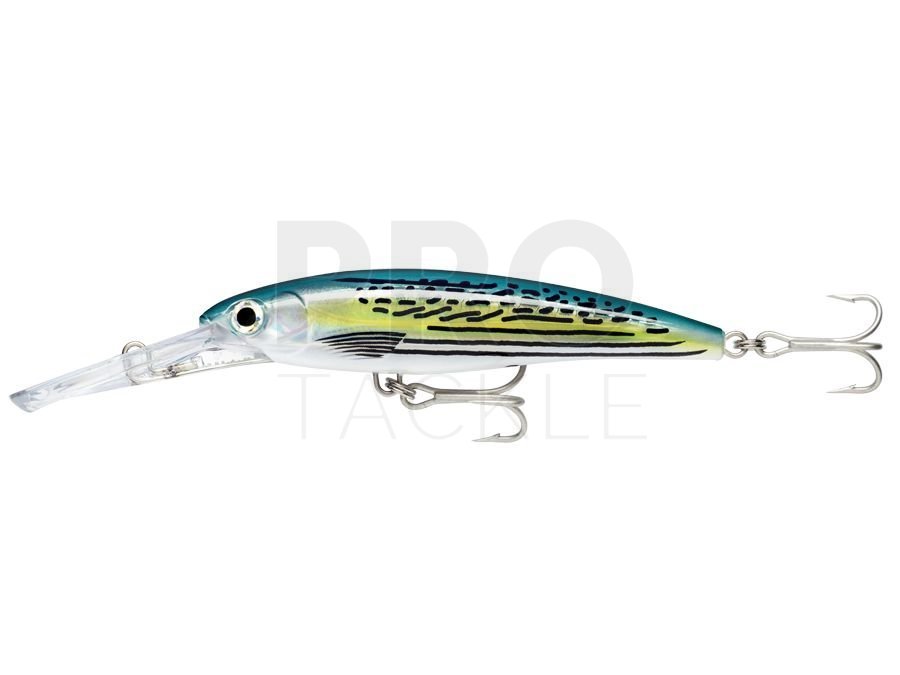 Rapala X-Rap Magnum 10 Fishing Lure - Lime Light UV - 10 Ft. Running Depth  