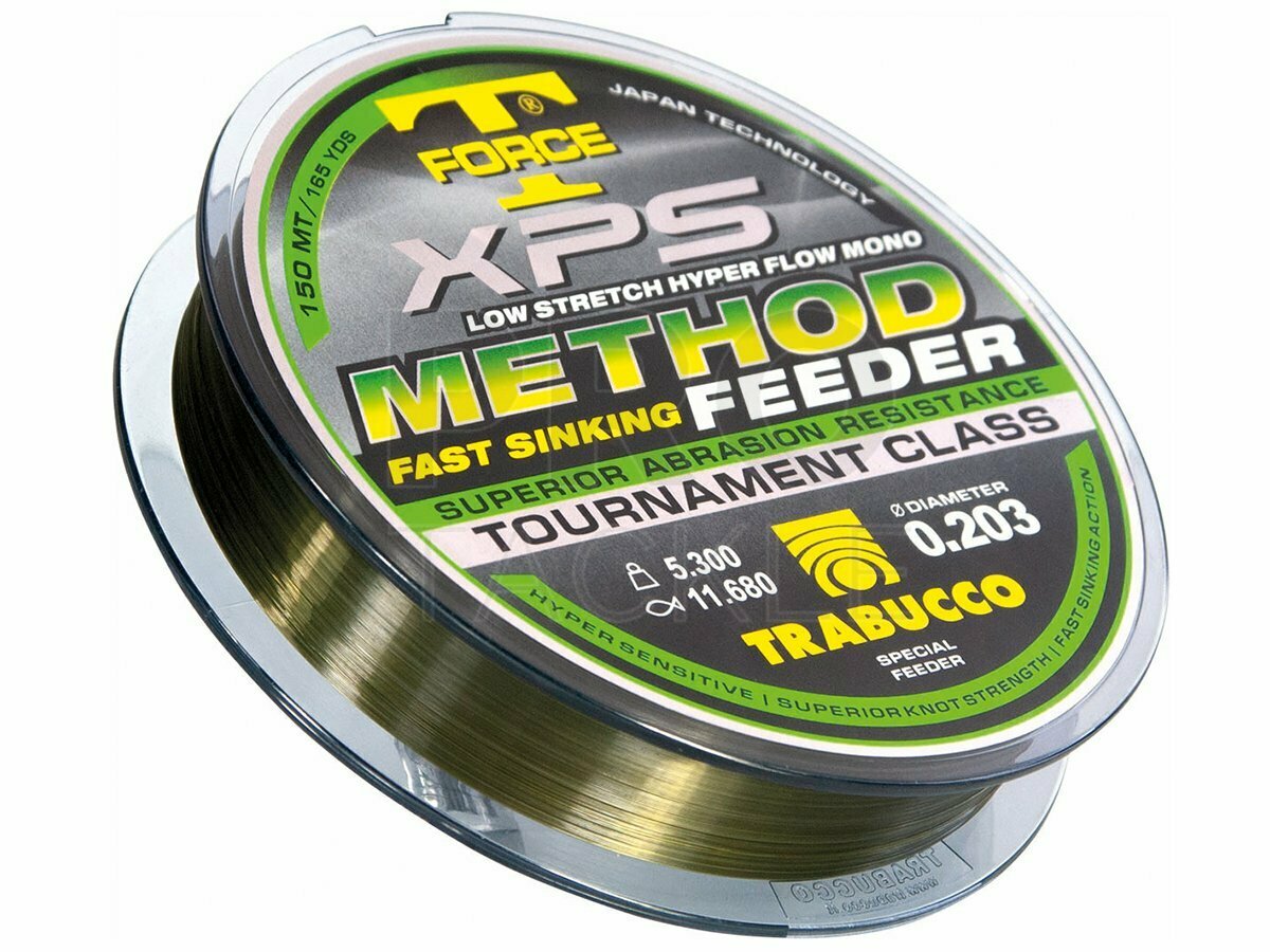 Trabucco T-Force Monofilament Fishing Line – 150m Spool, Multiple Lb Tests Available (12, 15, 18, 26, 34)
