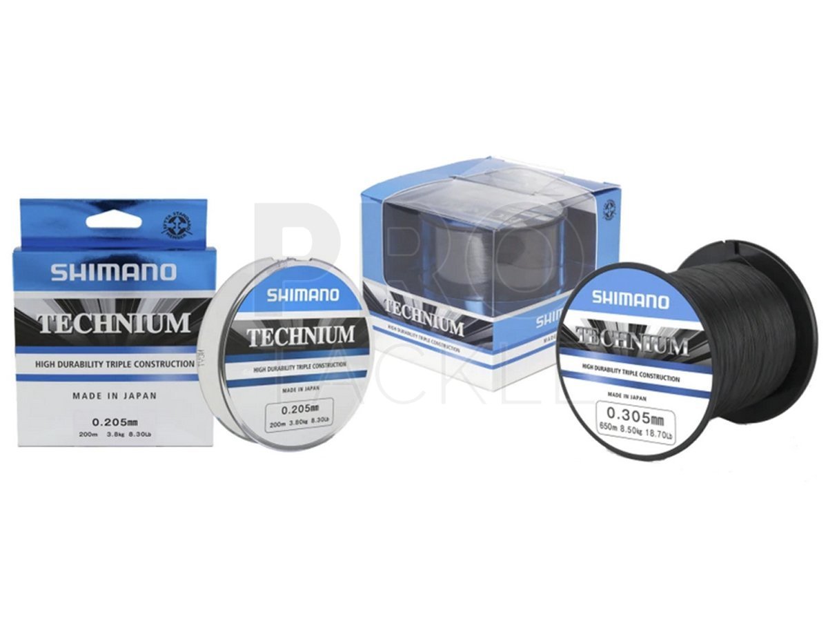 Shimano Technium line - Spinning Monofilament mainlines